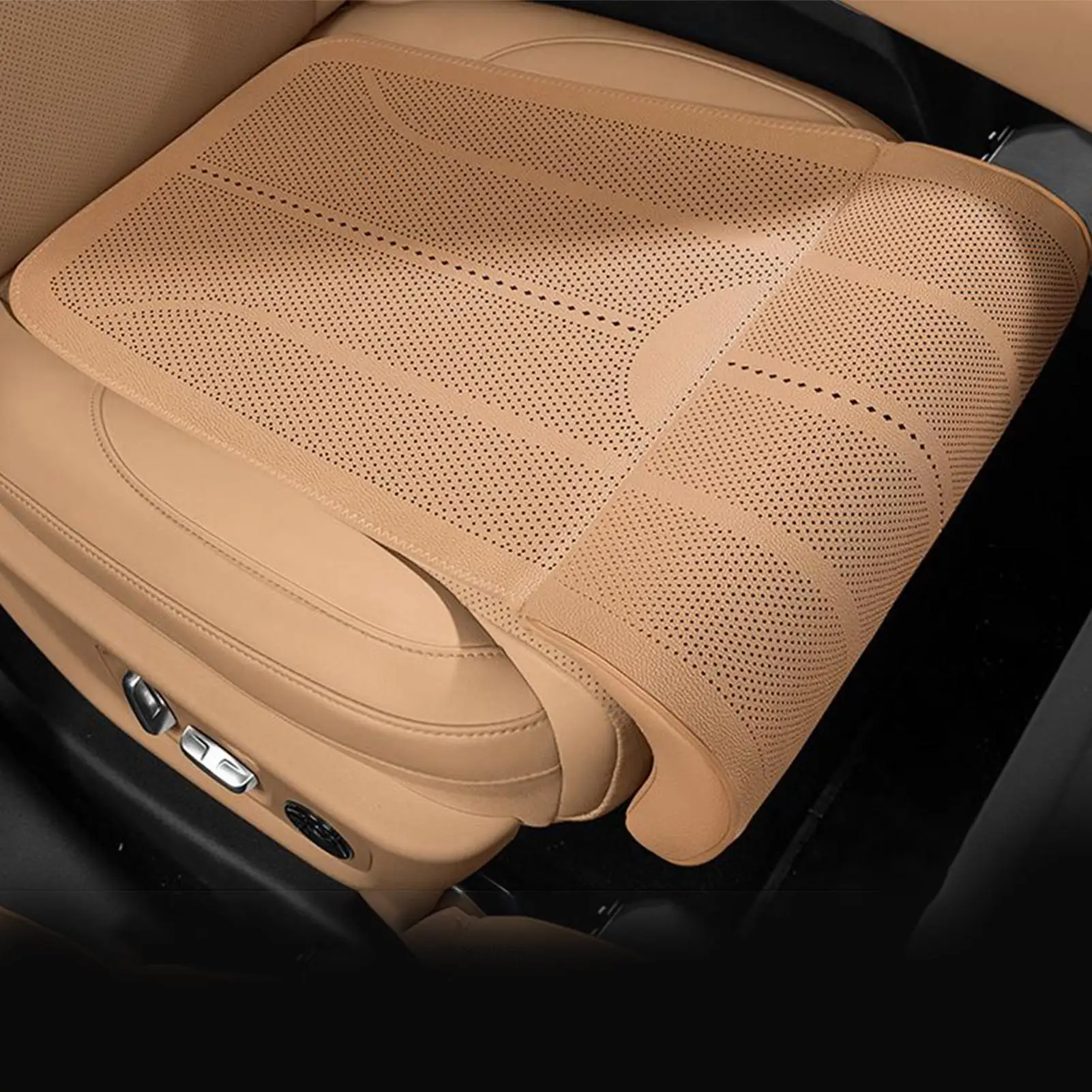

Car Seat Extender Leg Support Car Leg Support Pillow Cushion Breathable Knee Rest Pillow For Touring Office Vehicle RV Train
