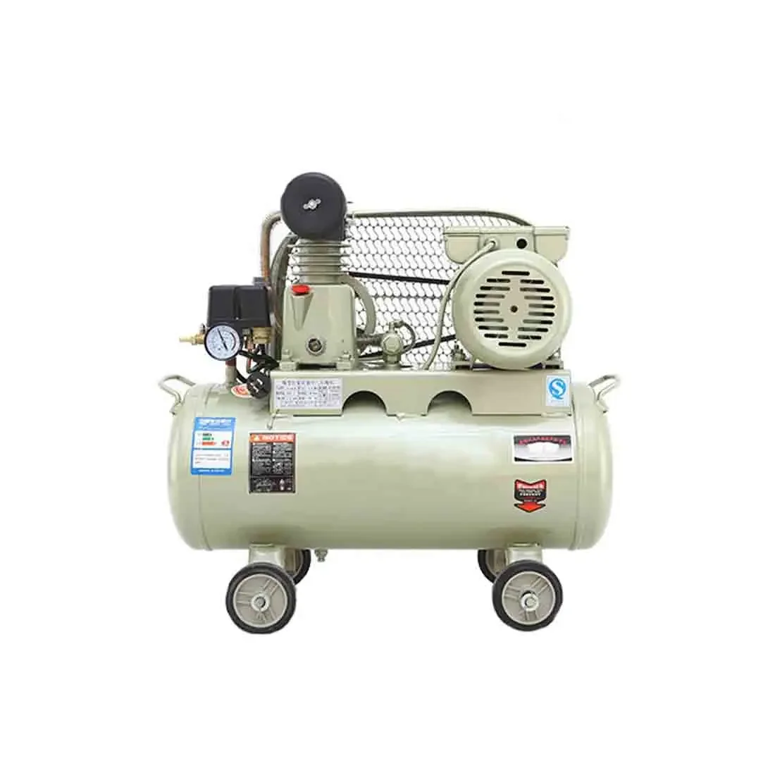 

Air compressor high pressure 750w single cylinder single phase small belt woodworking air pump 220v spray paint air compressor