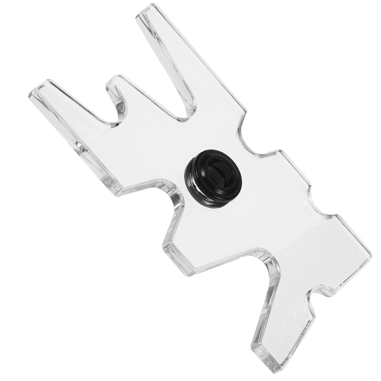 Cabezal de puente para tacos de billar acrílico, estante para palos de billar, altura ajustable, diseño antideslizante para palos de billar y mesa americana