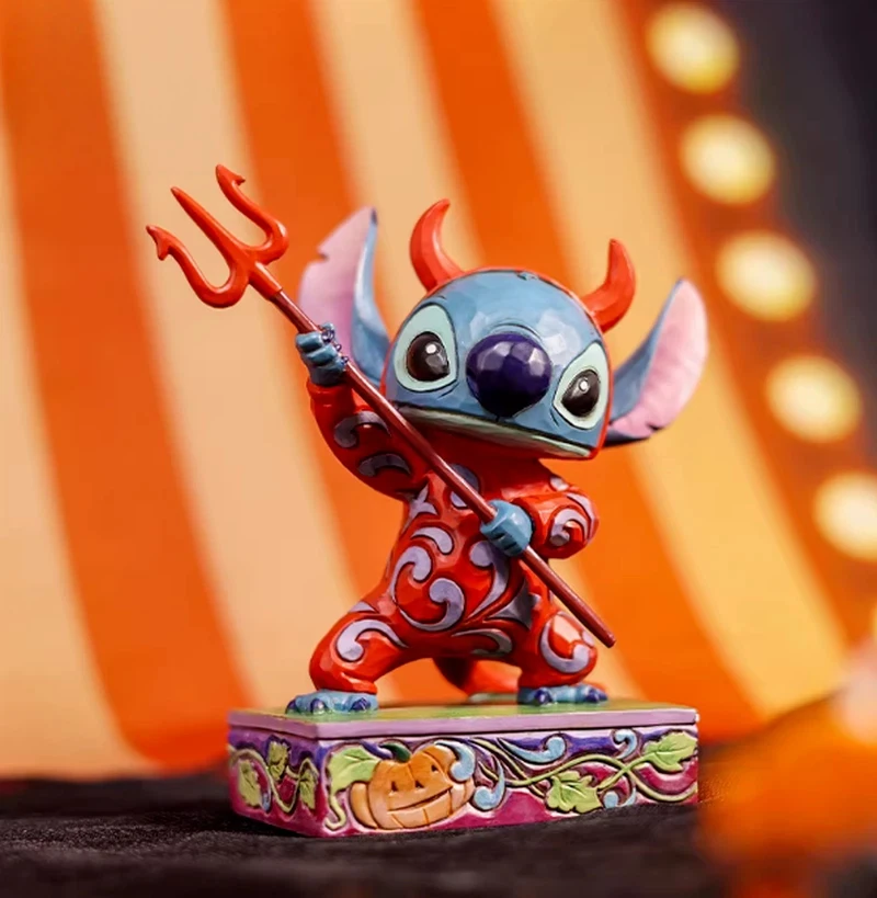 

Новые продукты на складе, классический персонаж мультфильма, стежка, изображение демона, фигурка, настольное украшение для мальчиков и девочек, подарок-сюрприз