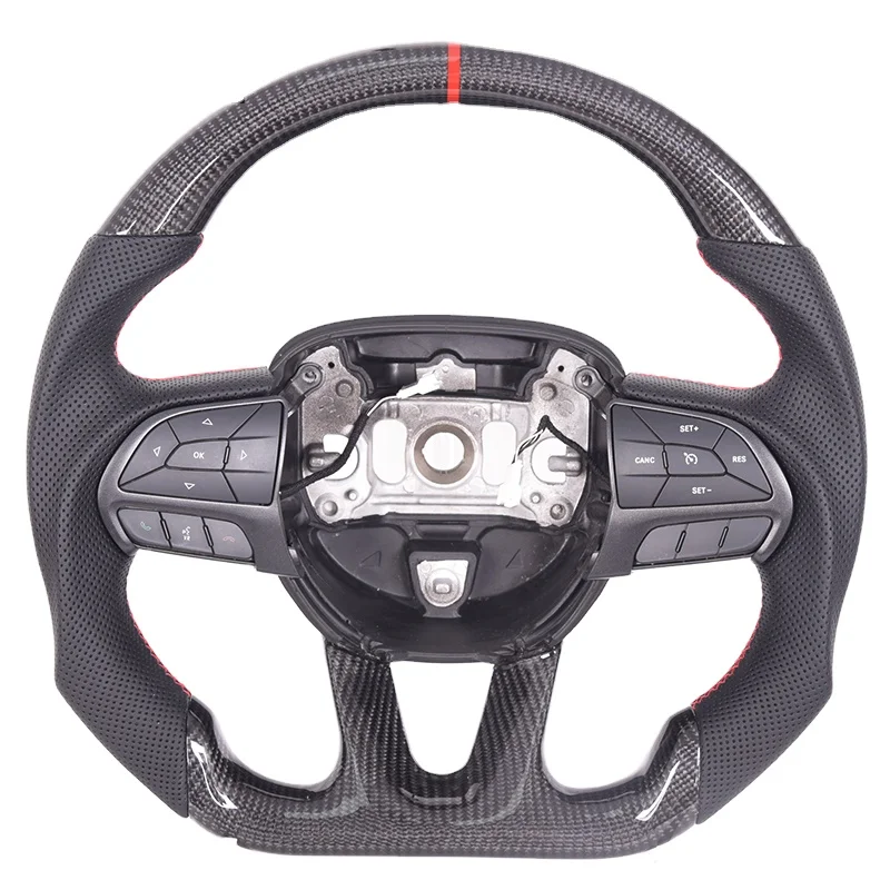 

Изготовленный на заказ руль автомобиля из углеродного волокна для Dodge