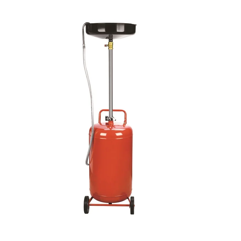 20-Gallon Steel Air-Operated Waste Oil Drainer Tank