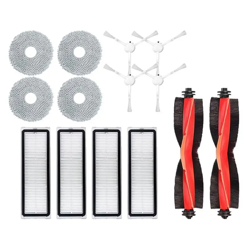 

ABXH для робота-пылесоса Xiaomi S10 +/S10 Plus B105, запасные части, основная боковая щетка, фильтр Hepa, аксессуары для швабры