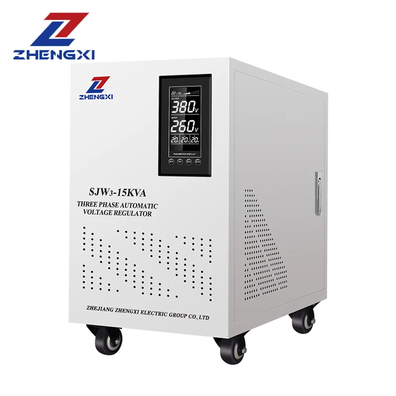 SJW3-15KVA 30KVA High Precision 380V to 280v/430v Voltage Stabilizer AC 3 Phase Automatic svc voltage regulators/stabilizers