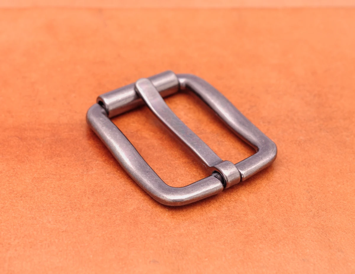 1-1/2" Quality Strong Metal Solid Antique Siliver Men Pin End Bar Buckle Leathercraft Jeans Belt Buckle Fit 39mm