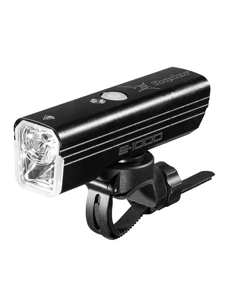 AliExpress NONE Bicycle Light Large Capacity Front USB Rechargeable MTB Mountain Bicycle Lamp Bike Headlight Flashlight Night Riding Headlights