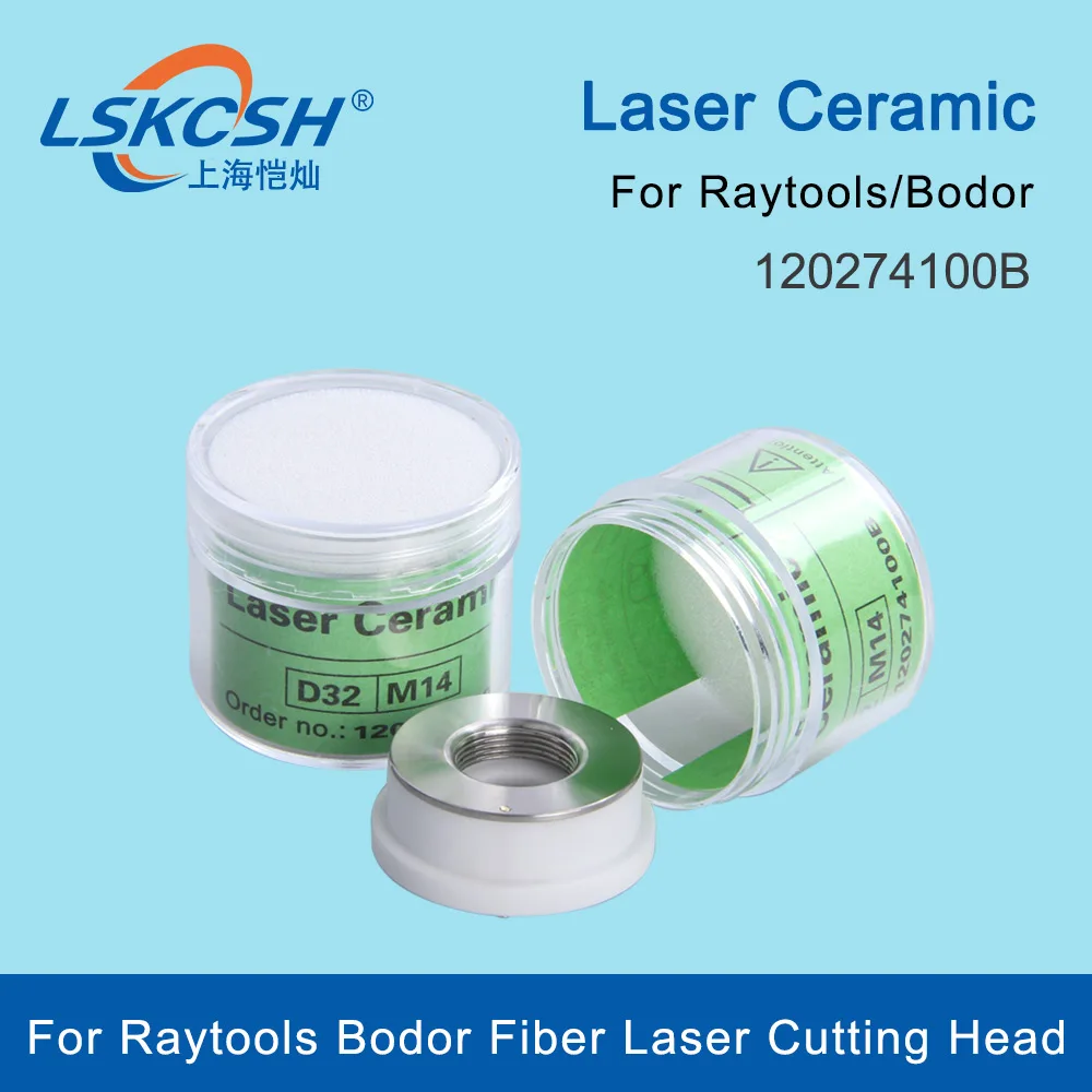 LSKCSH Fiber Laser Ceramic Dia.32mm 120274100B Nozzle Holder For Raytools Bodor Fiber Laser Cutting Head Nozzle Holder