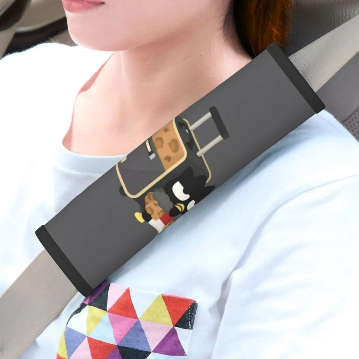 

Custom BADBADTZ-MARU Anime Seat Belt Cover Pad 2 PCS Auto Seatbelt Shoulder Strap Cover