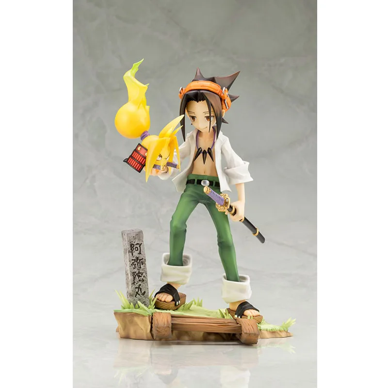 18cm SHAMAN KING Anime Figure Yoh Asakura 1/8 PVC Action Figures Model Collection Children's Toys