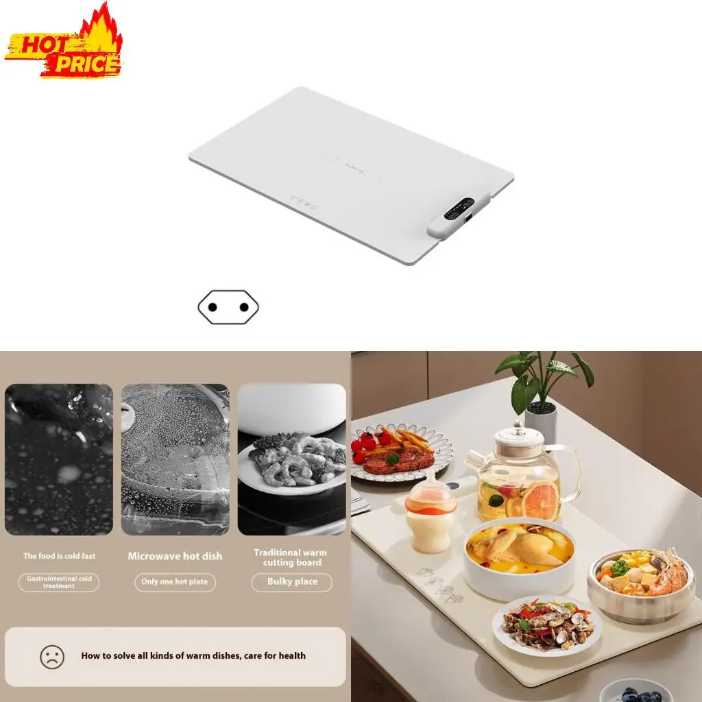 

Foldable Adjustable Temperature Warming Tray Even Heat Distribution Warmer