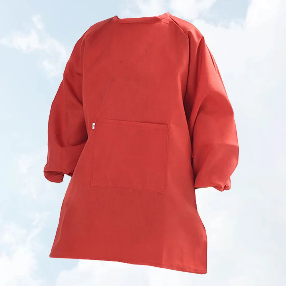 

1Pcs Long Sleeve Painting Apron Durable Stain Resistant Clothes Protector for Drawing Painting Craft Art Smock
