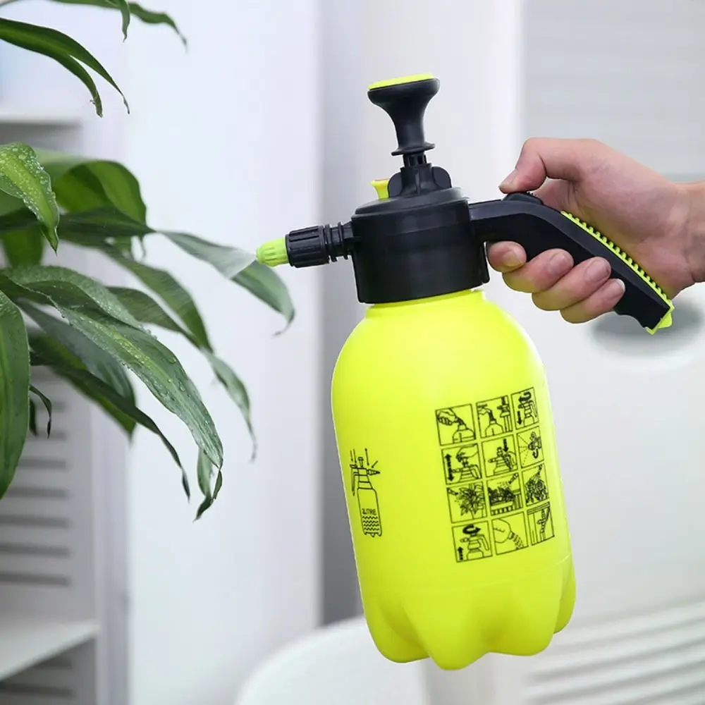 

2L Capacity Watering Pot Adjustable Nozzle Thickened Material Spray Bottle Manual Pressurized Gardening Use Pressure Sprayer