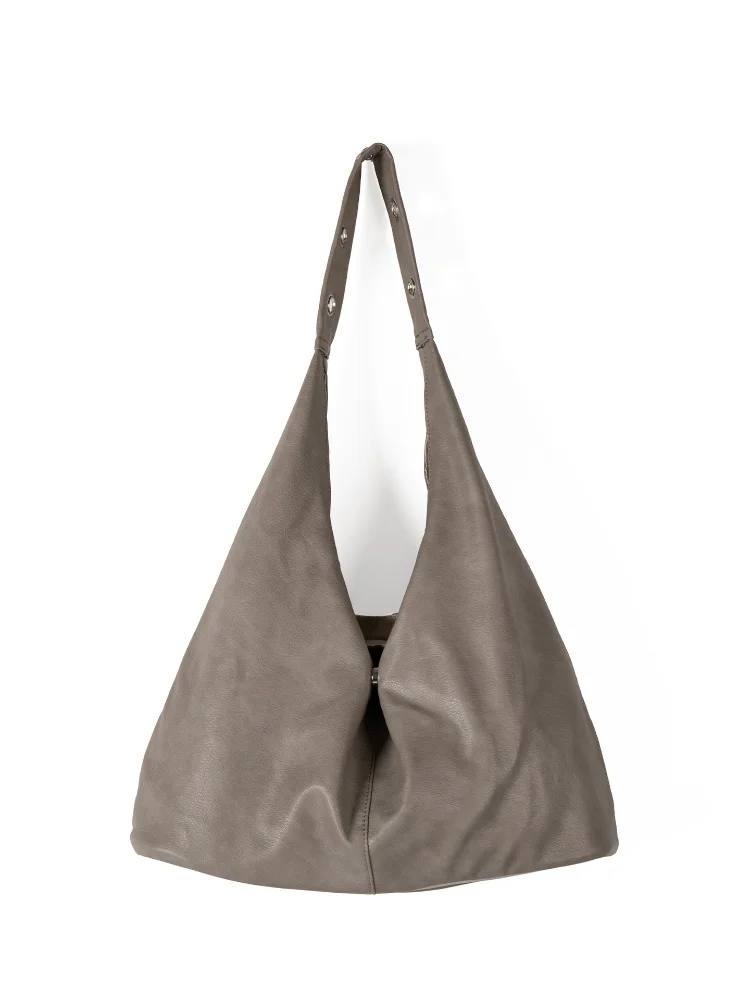 

Large-capaci Women's Casual Shoulder Commuter Bag New Korean Style Solid Color Underarm Bag Versatile Tote Bag for Autumn Winter