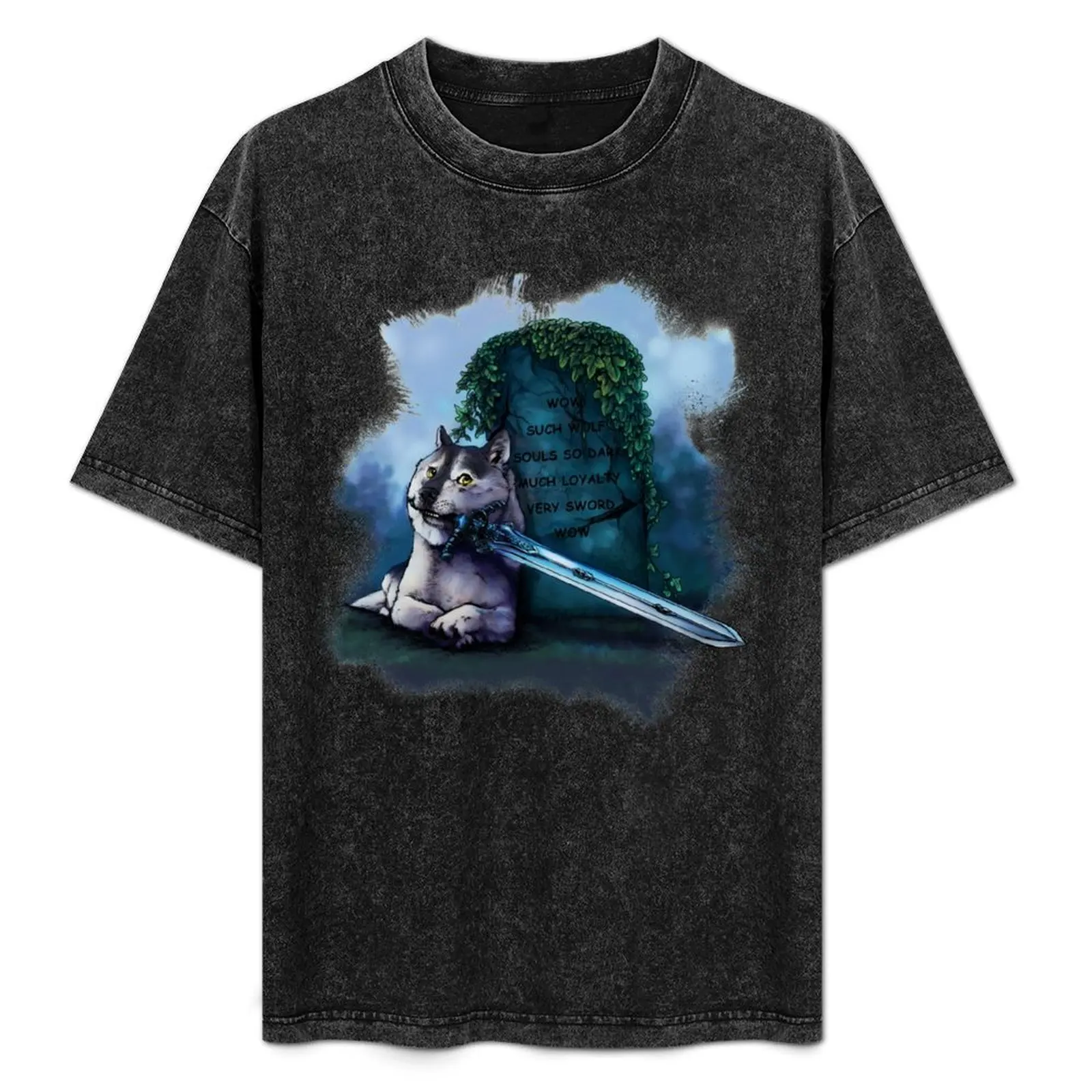 

Great Grey Doge Sif T-Shirt Plus Size Short Sleeve T-Shirt