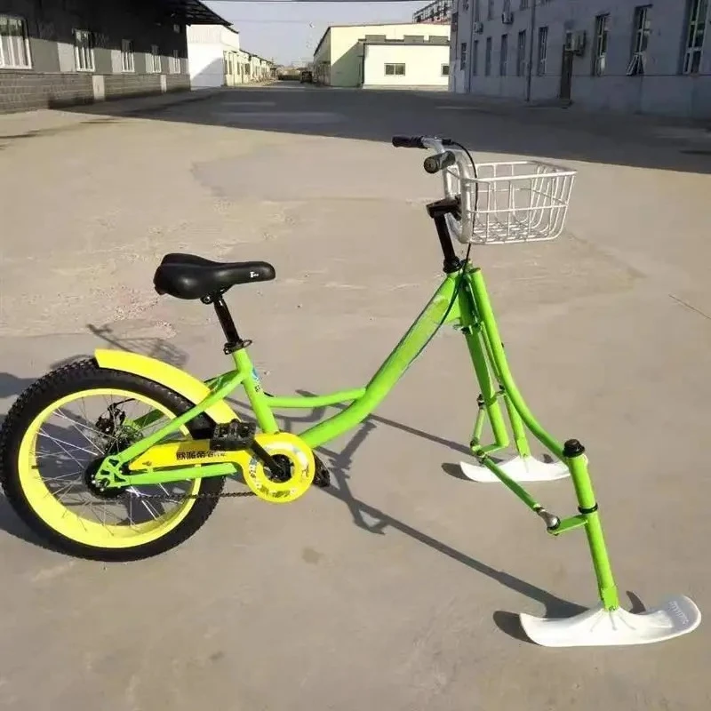 2-Person Winter Touring Snowmobile Bicycle For Winter Adventures