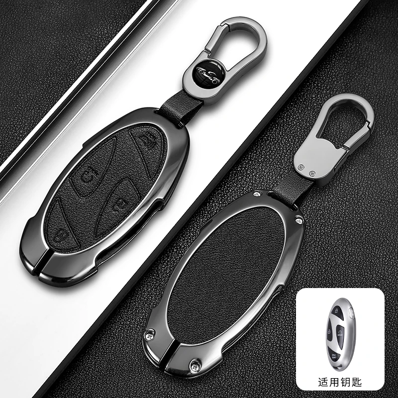 Funda Protectora de Aleación de Zinc para Llave de Auto Hyundai X35 Grand 10 Elantra 2017 Tucson Sonata 25 Creta Santa Fe GLS - Cubierta de Llave Resistente