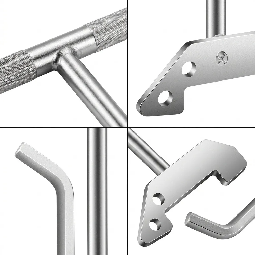 2 In1 Garbage Disposal Unjamming Wrench Tool Kit Basin Wrench Sink Wrench For Clog Removal Jams Clutter Removal Hand Tools
