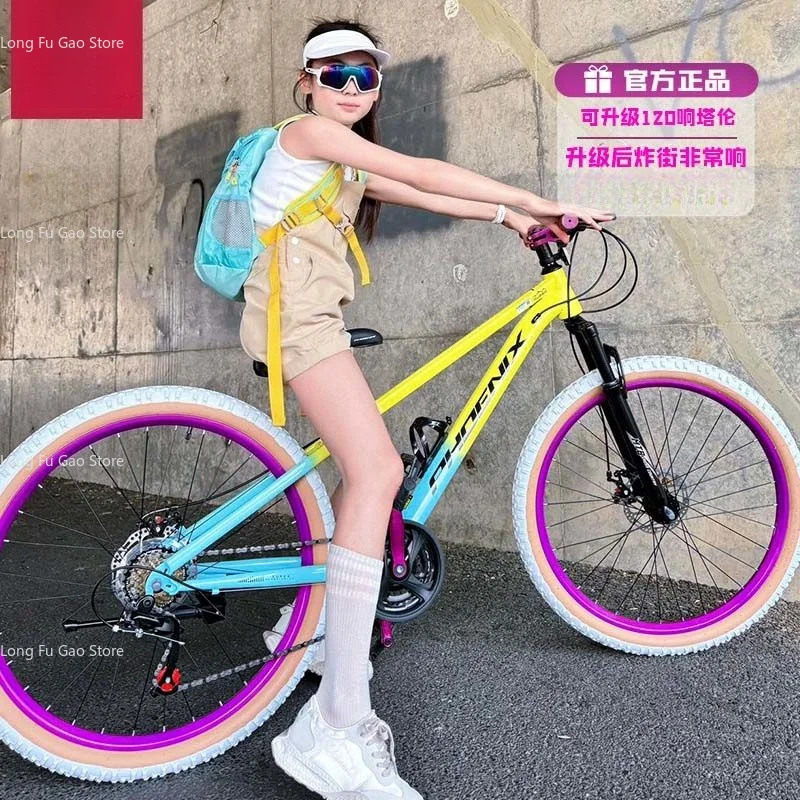 Adult mountain bike bike purple circle variable speed teen middle school student male and female racing adult student bicycle