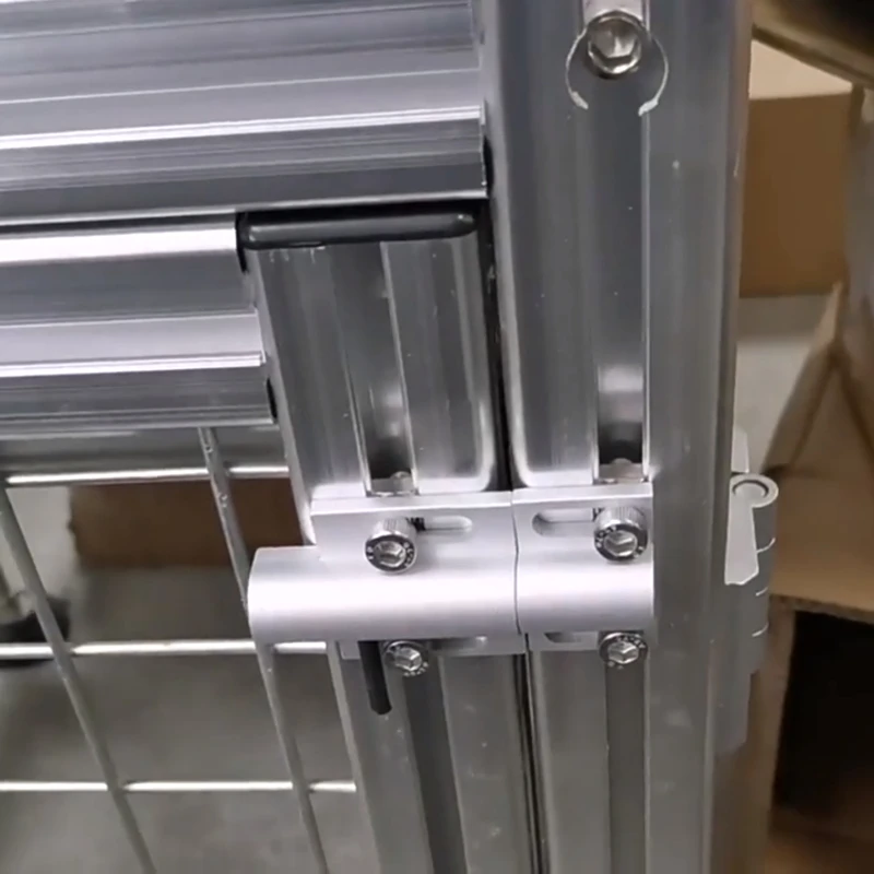 Zamek drzwiowy aluminiowy, przemysłowy, do montażu profilu, zatrzask do ramy, 3030 4040