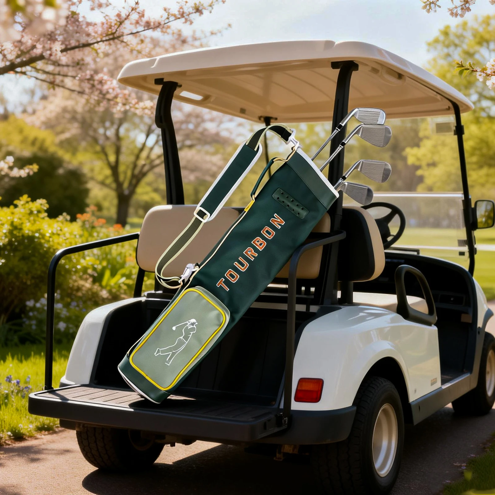 sac-de-transport-leger-pour-clubs-de-golf-tourbon-avec-bandouliere-reglable-capacite-de-7-a-9-clubs-poche-zippee-pour-balles-et-accessoires