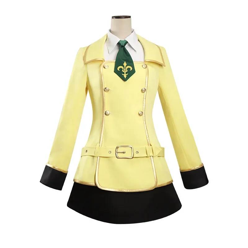 Shirley Fenette Cosplay Costumes Ashford Academy Uniform Anime Code Geass C.C. Role Paly Female Halloween Carnival Party Dresses