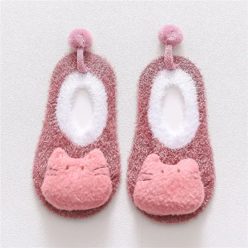 

Unisex Baby Shoes Anti-Slip Cute Cartoon Toddler Socks First Walkers for Baby Kid Anti-slip Booties Soft Rubber Sole Floor Socks