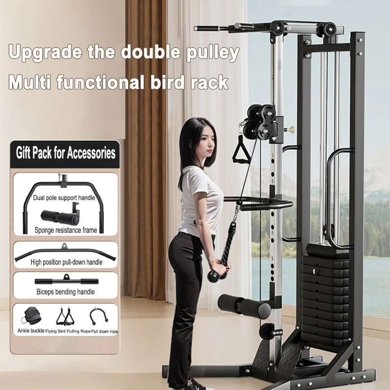 Single Sided Flying Bird Gantry Fitness Equipment, High-altitude Pull Up Sitting Posture, Rowing And Back Training Device