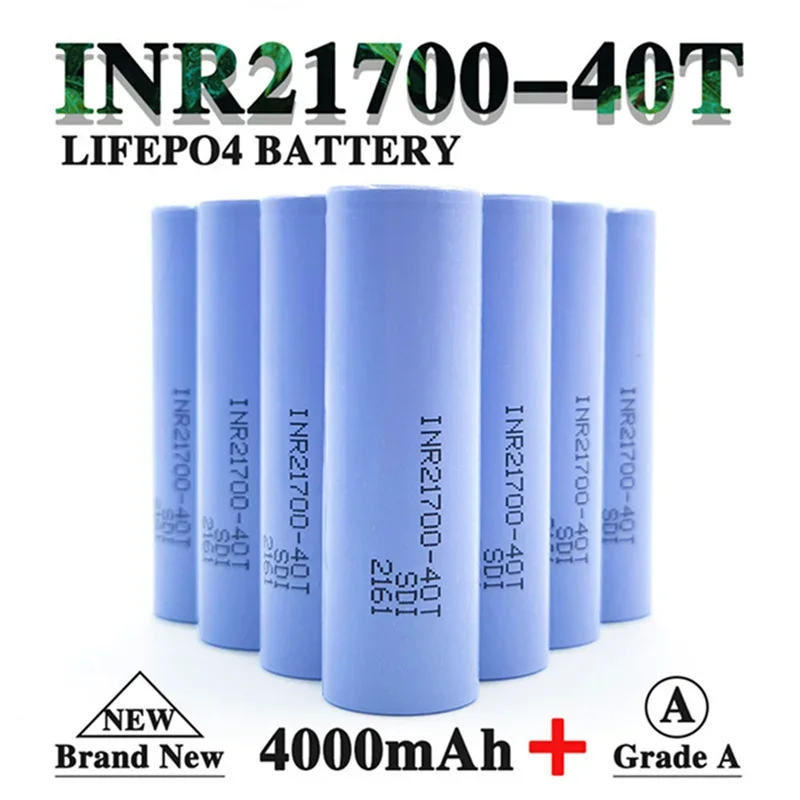 INR21700-40T 4000mAh 30A 3.7V High discharge/large capacity lithium-ion battery for flashlights, electric cars, power tools, etc