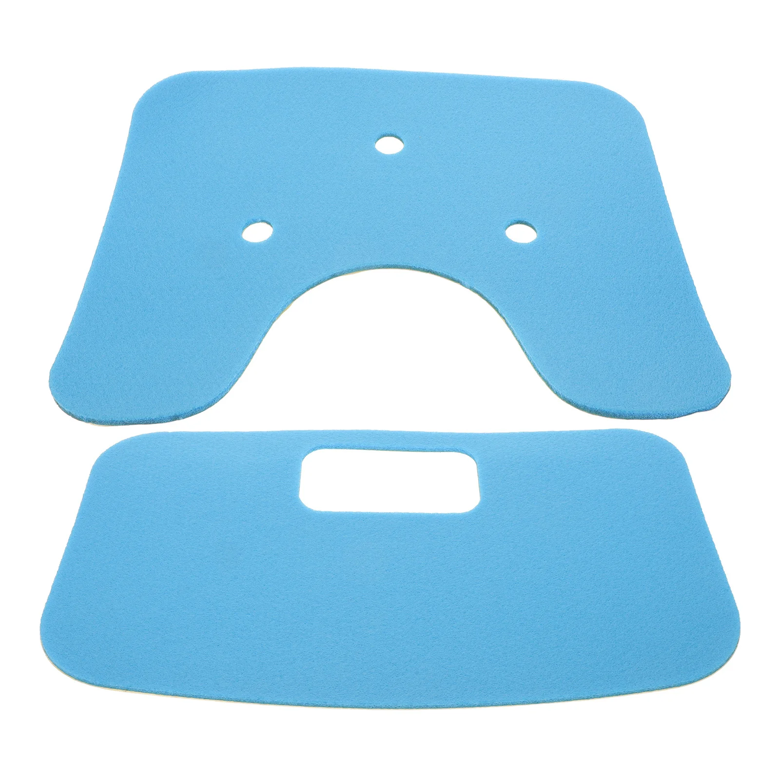 

2Pcs Shower Chair Cushion Soft Foam Non Slip Seat Mat Drainage Holes Elderly Pregnant Disabled High Back Chair Cushion