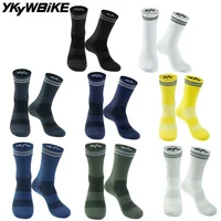 YKYWBIKE Unisex Cycling Socks Breathable Road Bicycle Socks Outdoor Sport Compression Socks Pro Team Racing Running Bike Socks