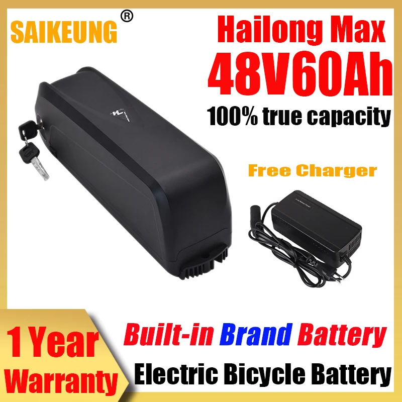 

Hailong Max 48v Electric Bike 20ah Batterie Velo 30ah 300-1500-2000-3000w 50ah Lithium Battery Bateria Para Bicicleta Electrica