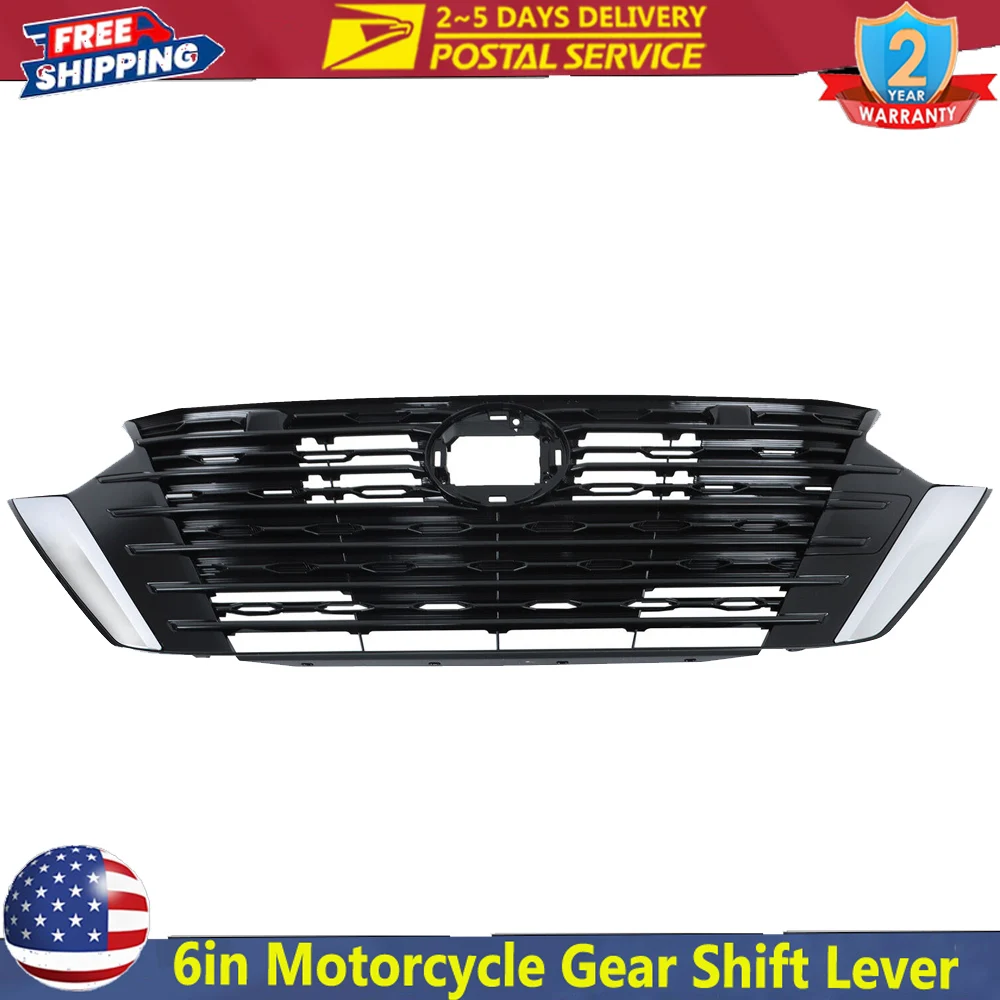 

High Quality Car Accessories Engine Front Bumper Upper Grille Electroplated Color 62310-6LY0A For 2024-2025 Nissan Sentra S SV