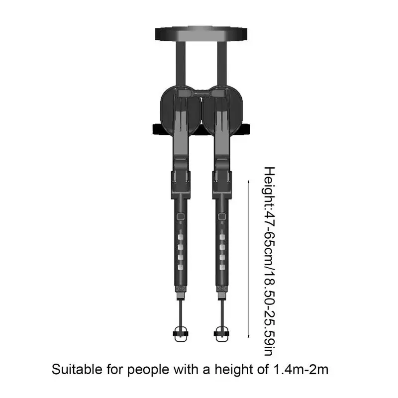 Invisible Chair Portable Folding Invisible Seat & Leg Brace Lightweight 3 Gear Adjustable Wearable Leg Ergonomics Seat For