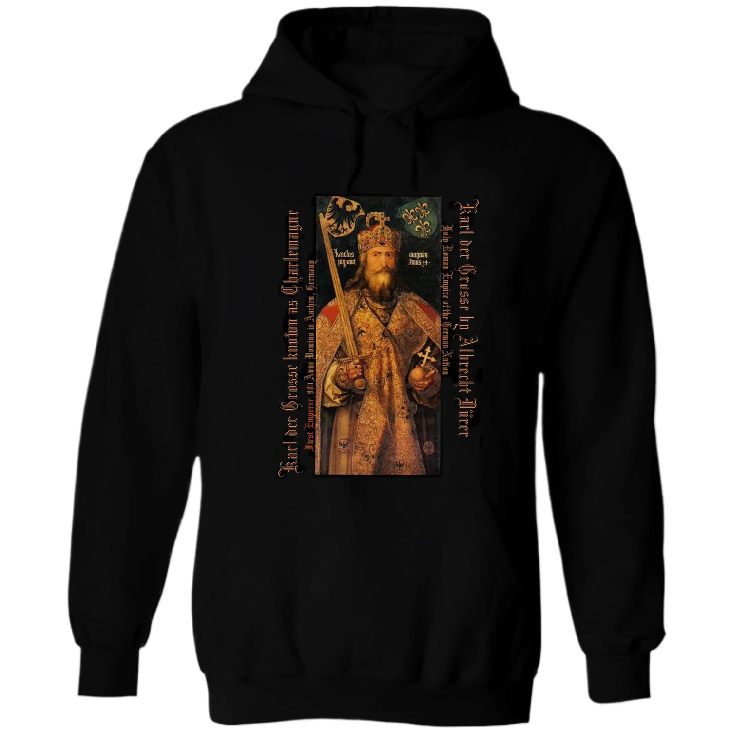 

Germanic Holy Roman Empire Charles The Great Pullover Hoodie New 100% Cotton Comfortable Casual Mens Sweatshirt Retro Streetwear