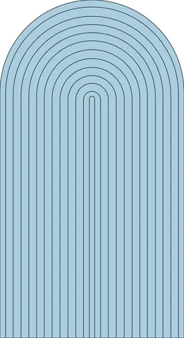 Stripes Ripple Arch Covers for Party One Side Arched Backdrop Covers for Wedding Baby Shower Birthday Party Decor Banner