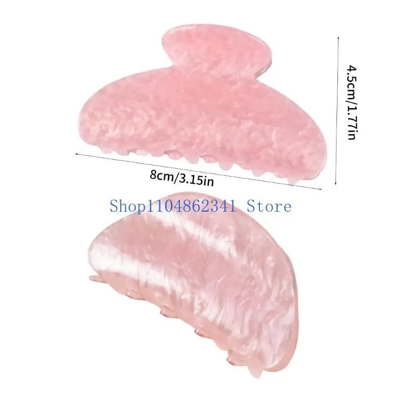 5asd Nacreous Wide Hair Clip Kẹp Claw Clip Tóc Barrettes Delicate lớn Công cụ tạo kiểu tóc đầu