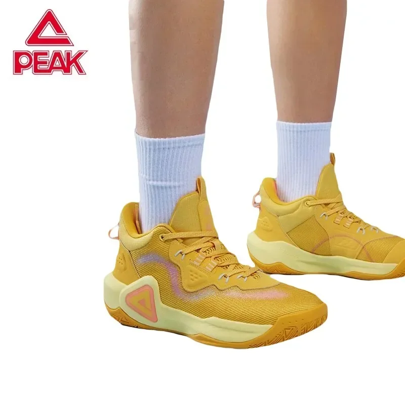 Męskie buty do koszykówki Peak Sonic Boom 2.0 HIGH Outdoor Sports Oddychające i trwałe trampki dla mężczyzn Lato Modny Nowy styl