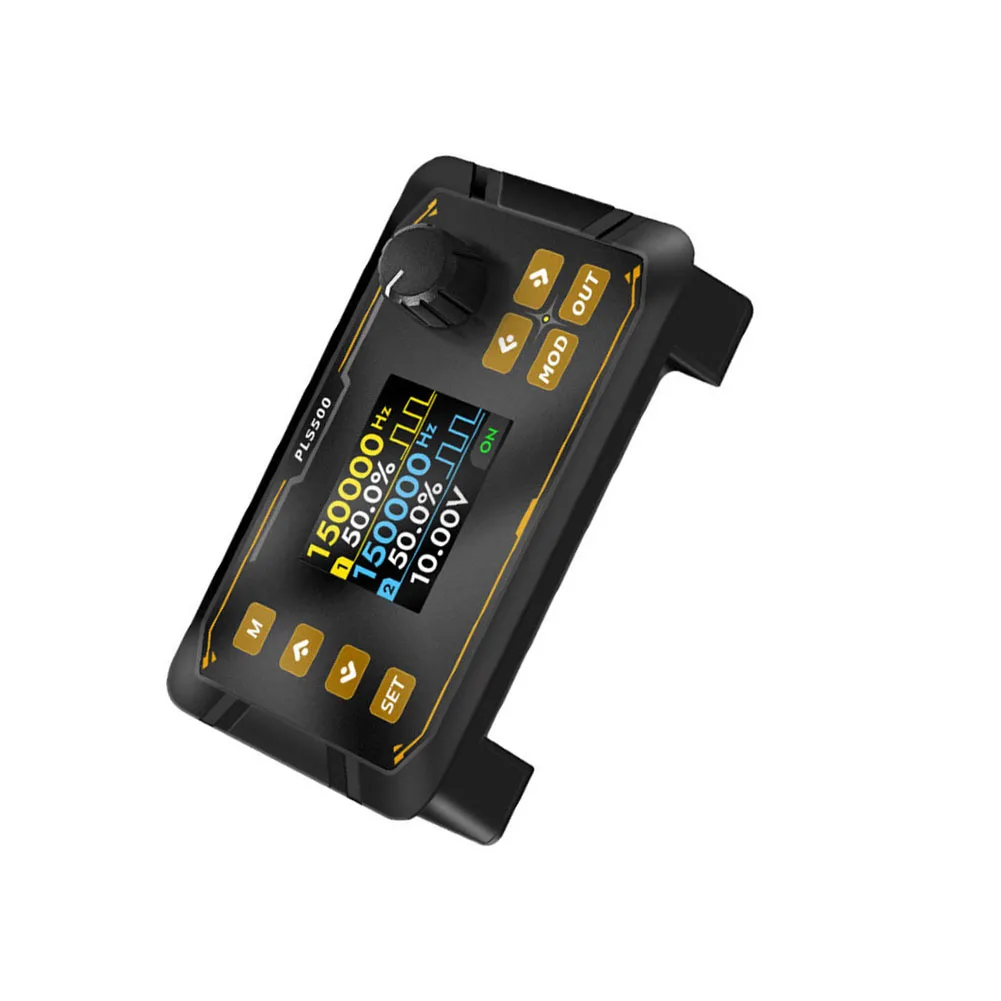 PLS500 Pulse Generator with 1.8 Inch Color Screen Encoder Operation Load Mode Support for Lab Bench and Embedded System Testing