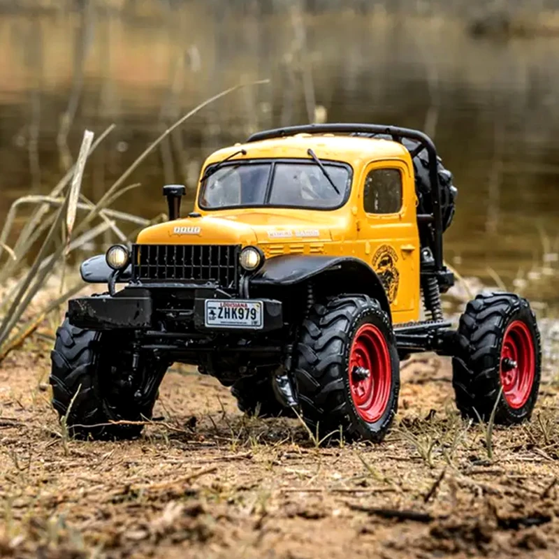 Fms Fcx24 Power Wagon Rtr 12401 1/24 จําลองปีนเขา 4wd Rc รีโมทคอนโทรลรถรุ่นรถ Crawler ไฟ Led เด็กของขวัญ