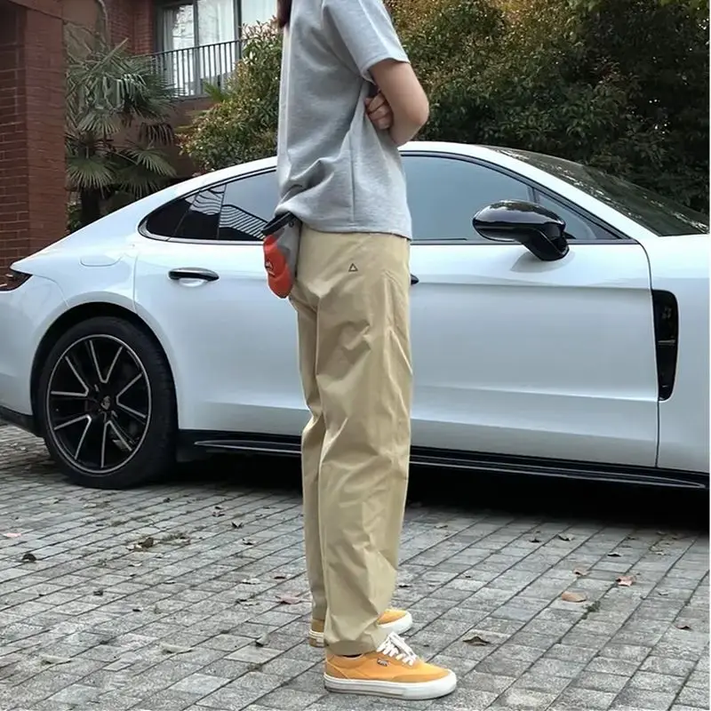 

Американские повседневные брюки для улицы, свободные походные брюки, универсальные, удобные, дышащие, мужские и женские, свободного покроя