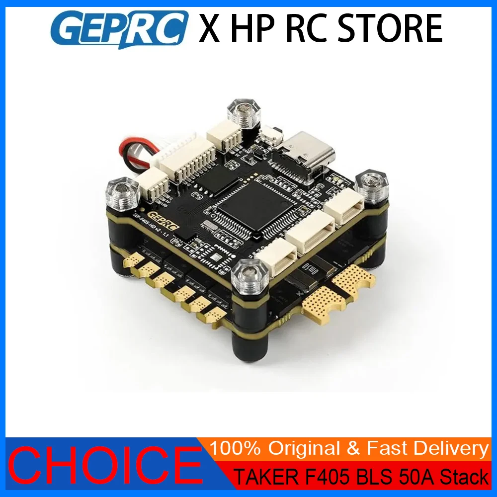 GEPRC TAKER F405 BLS 50A Stack 42688-P Gyro 16 MB Black Box Hoge Prestaties Plug & Play voor FPV Racing Drone Pro