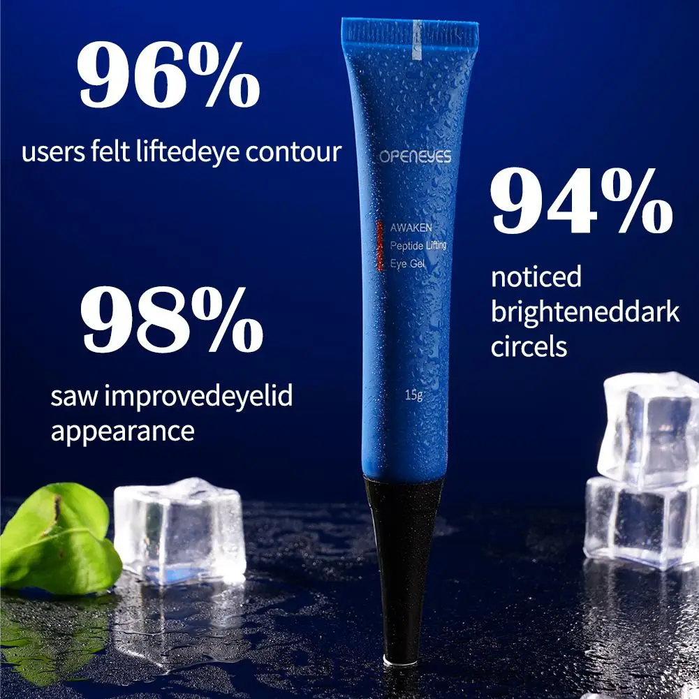 3 Stuks Openeyes Ontwaken Peptide Lifting Eye Gel Mannen Oog Hydraterende Onder Oogcrème Voor Donkere Cirkel Wallen Fijne Lijntjes Oogverzorging