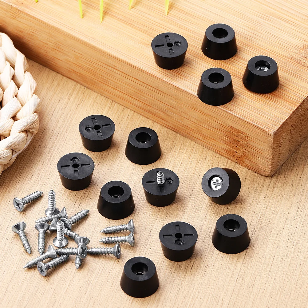 

100Pcs Furniture Leg Pads Non Slip Chair Leg Floor Protectors PVC Protectors for Hardwood Floors Noise Reduction