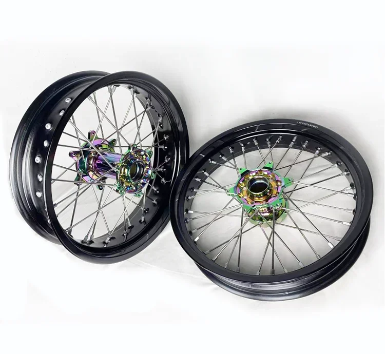 Motorcycle accessories 17''  Supermoto Wheel Sets for 125530  EXC SXF