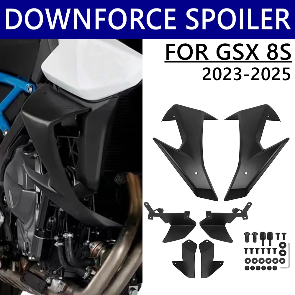 

GSX-8S Motorcycle Front Side Downforce Spoiler For Suzuki GSX8S GSX 8S 2023-2025 Winglet Frontal Sport Naked Aerodynamic Wing