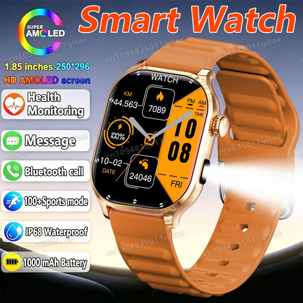 2026 New Smart Watch Bluetooth Call Fitness GPS Tracker Multi Sport Health Monitor Magnetic Charge Smartwatch For Android iOS