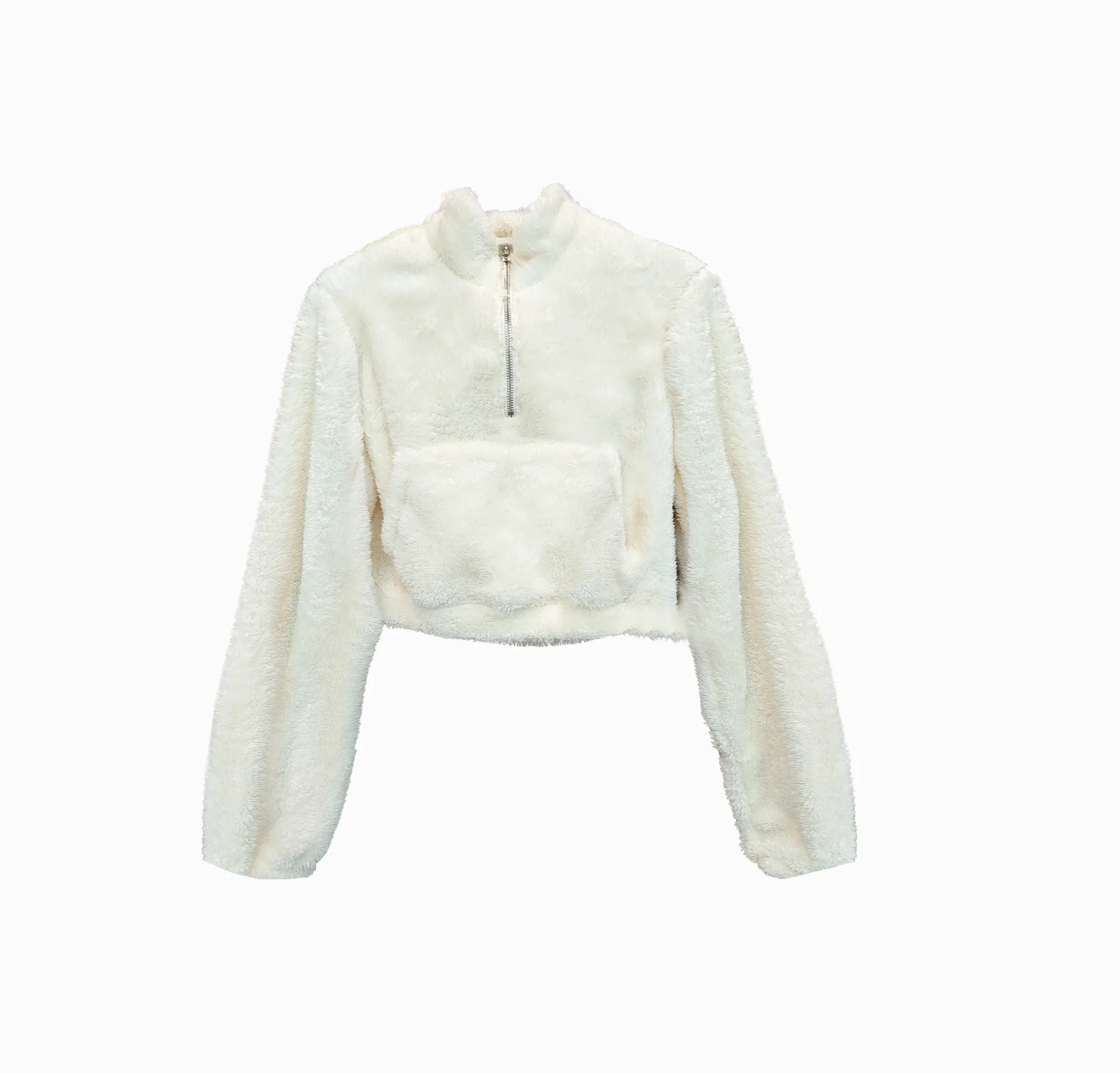 2025 Autumn and Winter New Women's Clothing Short Semi-zipper Sweater Women's Versatile