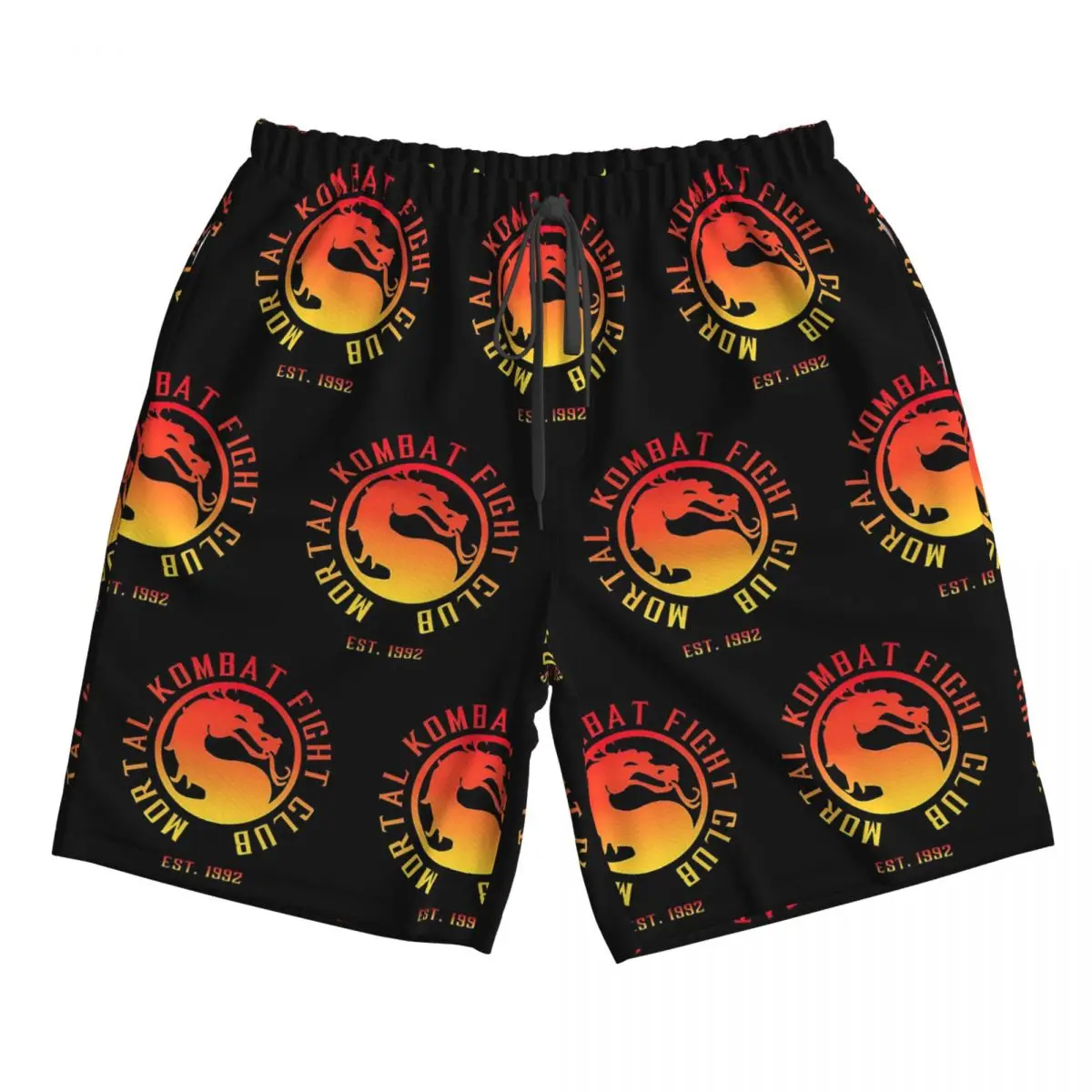 Mortal Kombat Fight Club Mortal Kombat 11 Trunks Beach Board Shorts Casual Quick Dry Swimming Summer Men Pants