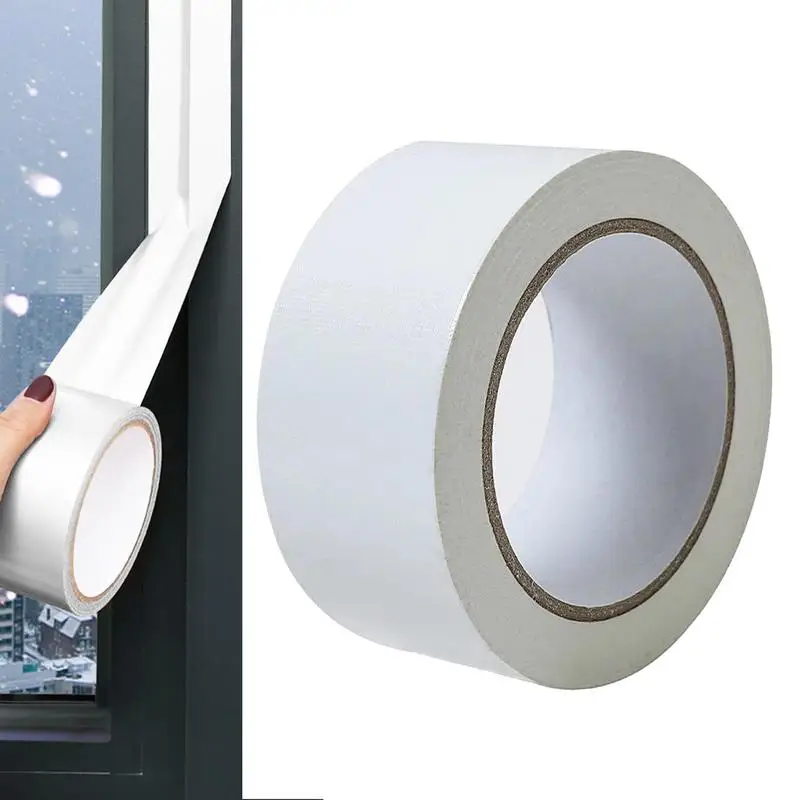 Weather Tape Self-adhesive Soundproof Seal Strip Window Sealer For Winter Windproof Stripping Cuttable for Block Cold Air