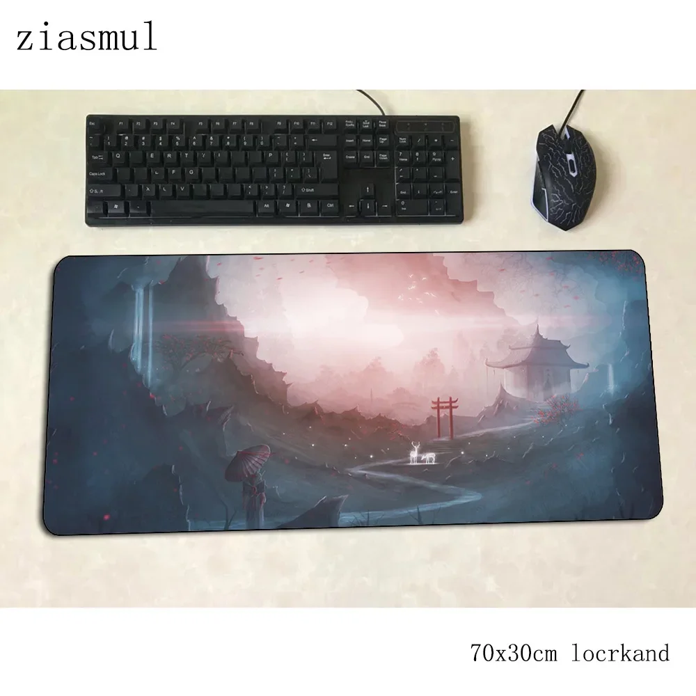 Oriental mouse pad esteiras vendas quentes computador mouse esteira 80x40cm acessórios de jogos padrão massa mousepad teclado jogos pc gamer
